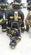 KACC Fire-Rescue-EMR Students engaged in SCBA practice.